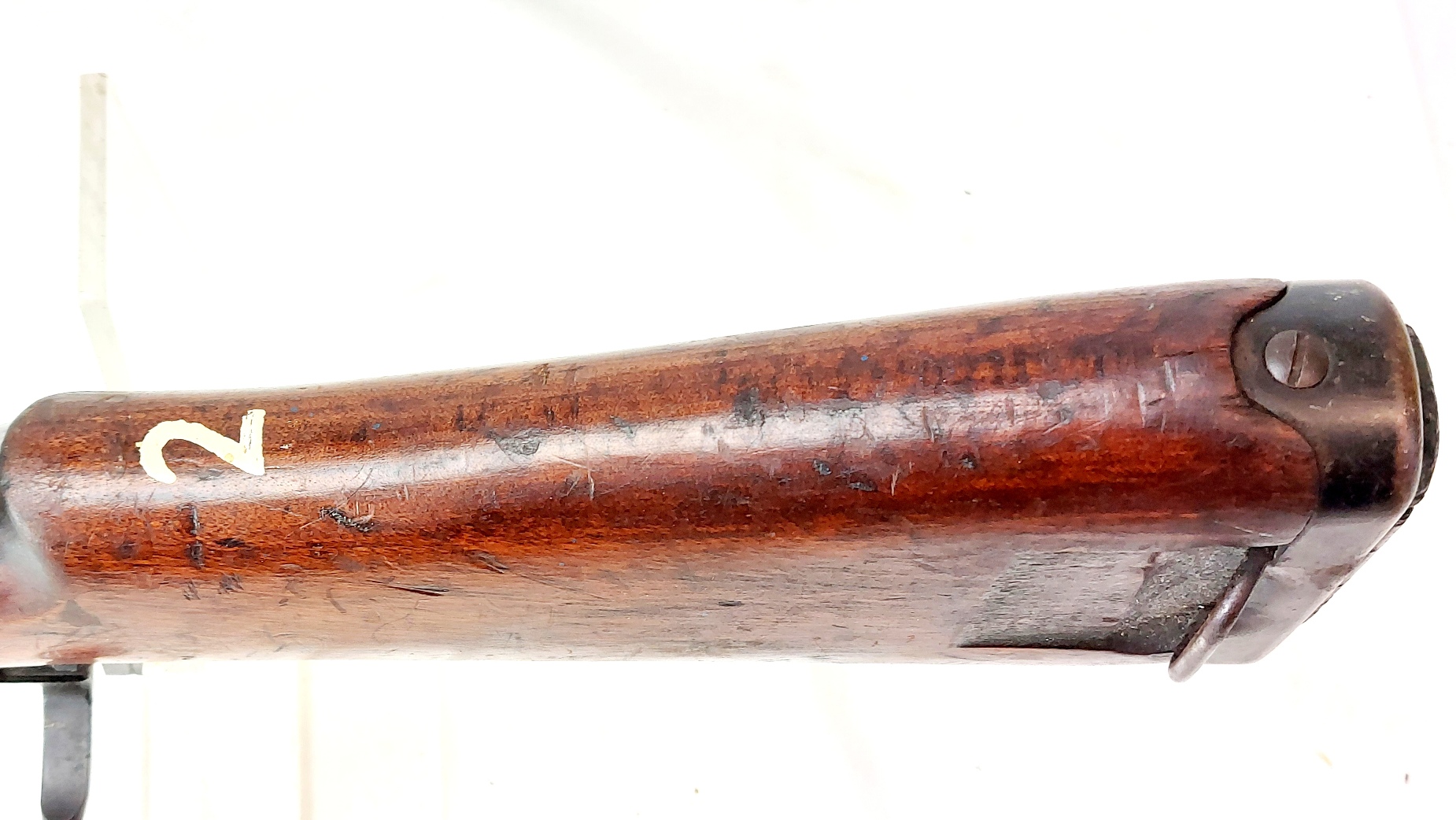 British, WW2-1944, No.4 Mk I Lee-Enfield Rifle Grenade Launcher, ROF Maltby, Serial No. BU12685, Original No.3 Mk I Cup Discharger, Wire-Reinforced Fore-end, Cocking & Dry-Firing, UK Deactivated - Image 26