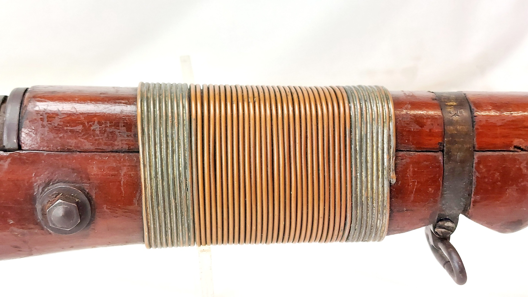 British, WW2-1944, No.4 Mk I Lee-Enfield Rifle Grenade Launcher, ROF Maltby, Serial No. BU12685, Original No.3 Mk I Cup Discharger, Wire-Reinforced Fore-end, Cocking & Dry-Firing, UK Deactivated - Image 6