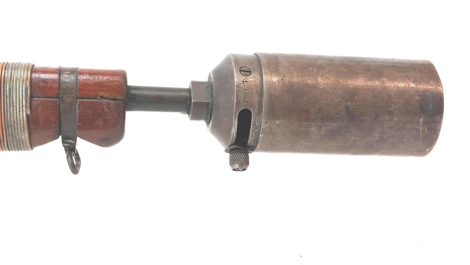 British, WW2-1944, No.4 Mk I Lee-Enfield Rifle Grenade Launcher, ROF Maltby, Serial No. BU12685, Original No.3 Mk I Cup Discharger, Wire-Reinforced Fore-end, Cocking & Dry-Firing, UK Deactivated - Image 7