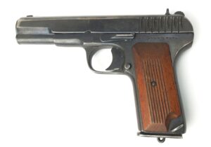 Soviet, WW2 - Dated 1945, TT-33 Tokarev Semi-Automatic Pistol, Izhevsk Arsenal, Matching Nos ХБ 2983, Old Spec Deactivated