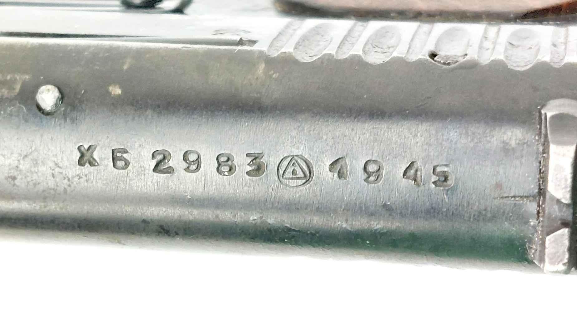 Soviet, WW2 - Dated 1945, TT-33 Tokarev Semi-Automatic Pistol, Izhevsk Arsenal, Matching Nos ХБ 2983, Old Spec Deactivated - Image 12