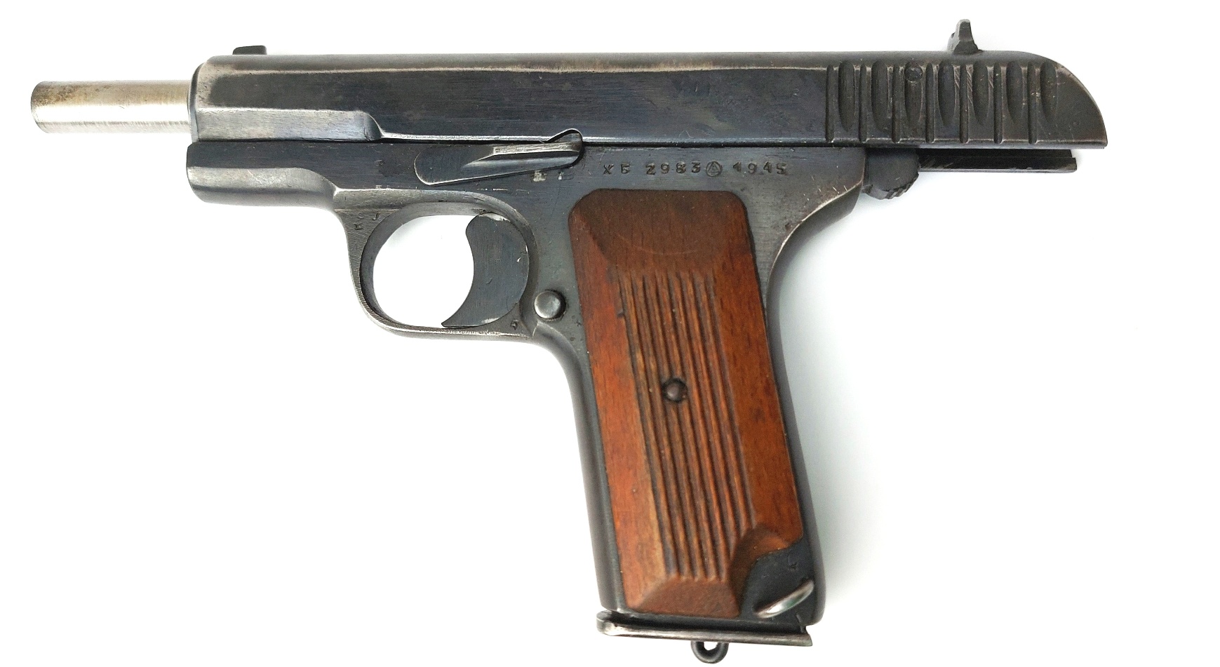 Soviet, WW2 - Dated 1945, TT-33 Tokarev Semi-Automatic Pistol, Izhevsk Arsenal, Matching Nos ХБ 2983, Old Spec Deactivated - Image 2
