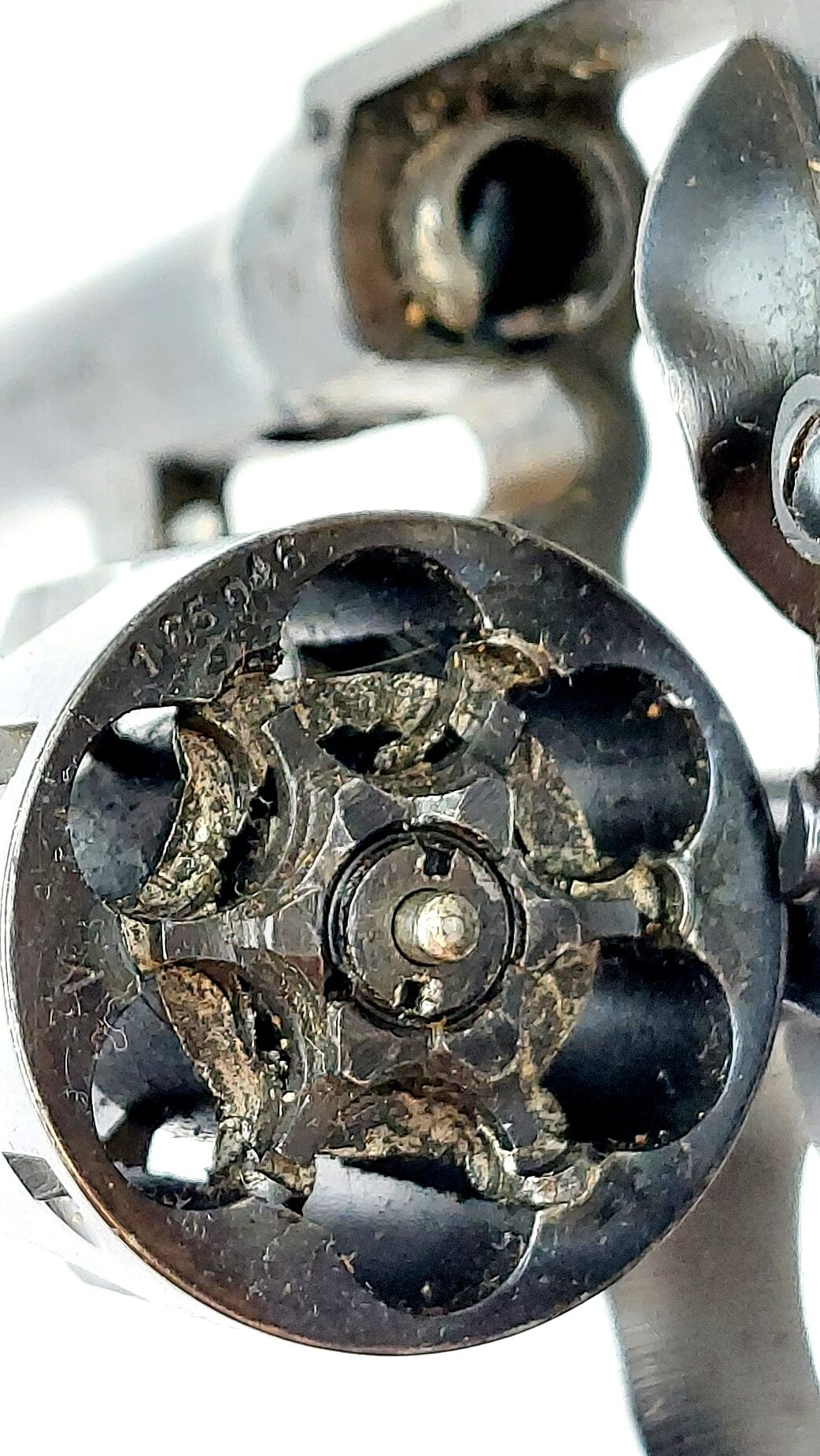 US, WW2-c.1944, Smith & Wesson Victory Model .38 Special U.S. Military Revolver, Serial No. V531338, U.S. PROPERTY G.H.D., 6-Inch Barrel, UK Deactivated - 27 - Image 12