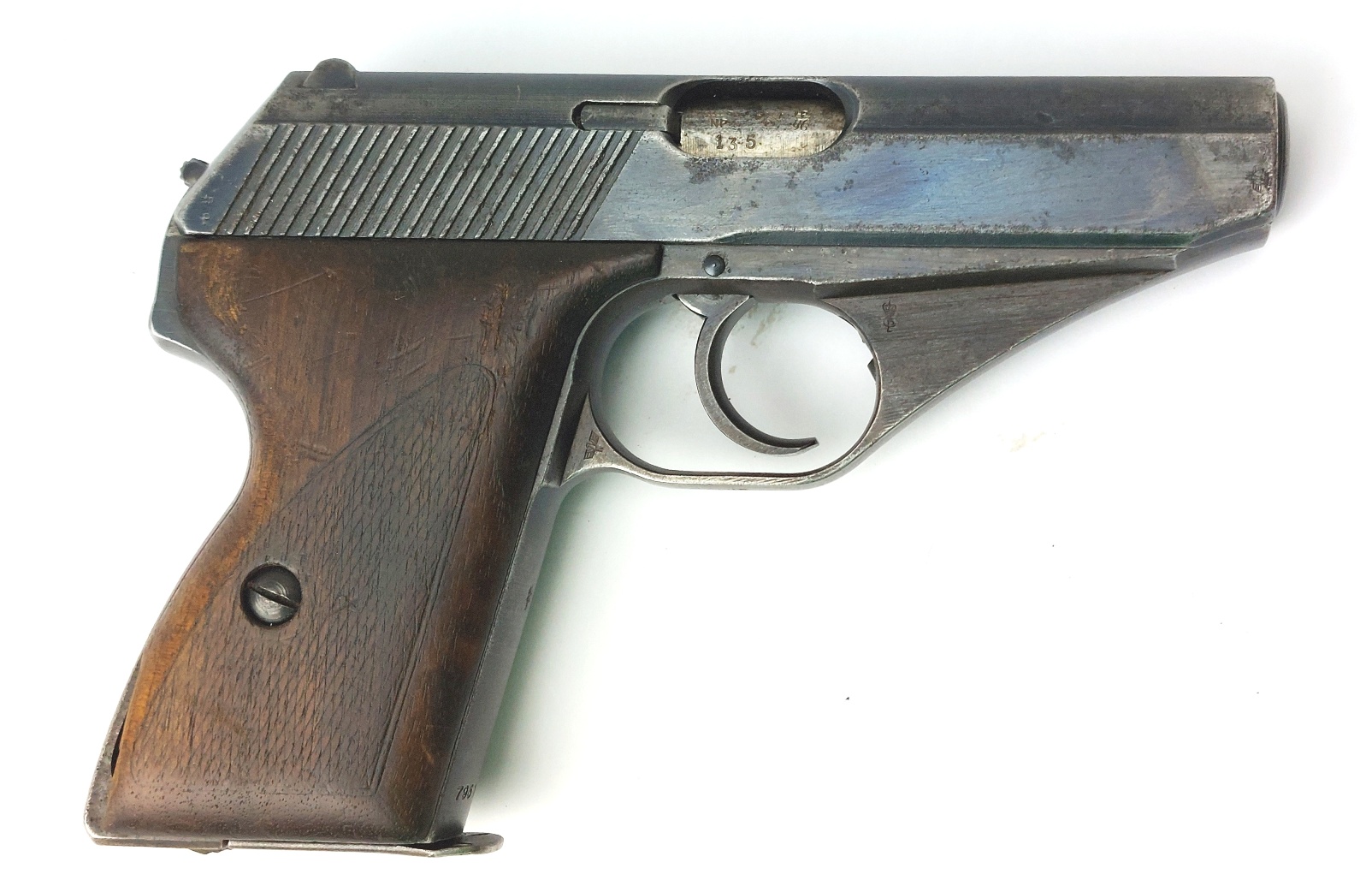 German, WW2, Mauser HSc Semi Automatic Pistol, 7.65mm, Serial No. 795135, WaA135, 1942, EU Deactivated - Image 2