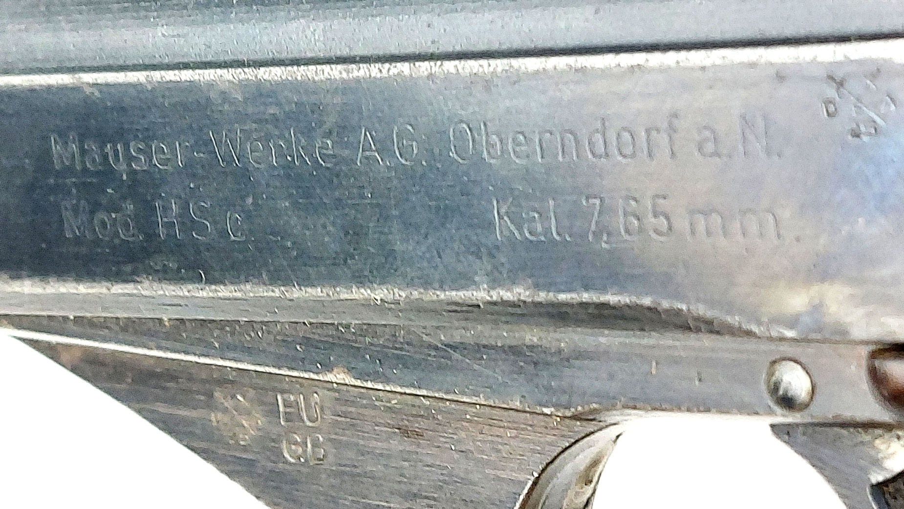 German, WW2, Mauser HSc Semi Automatic Pistol, 7.65mm, Serial No. 795135, WaA135, 1942, EU Deactivated - Image 8
