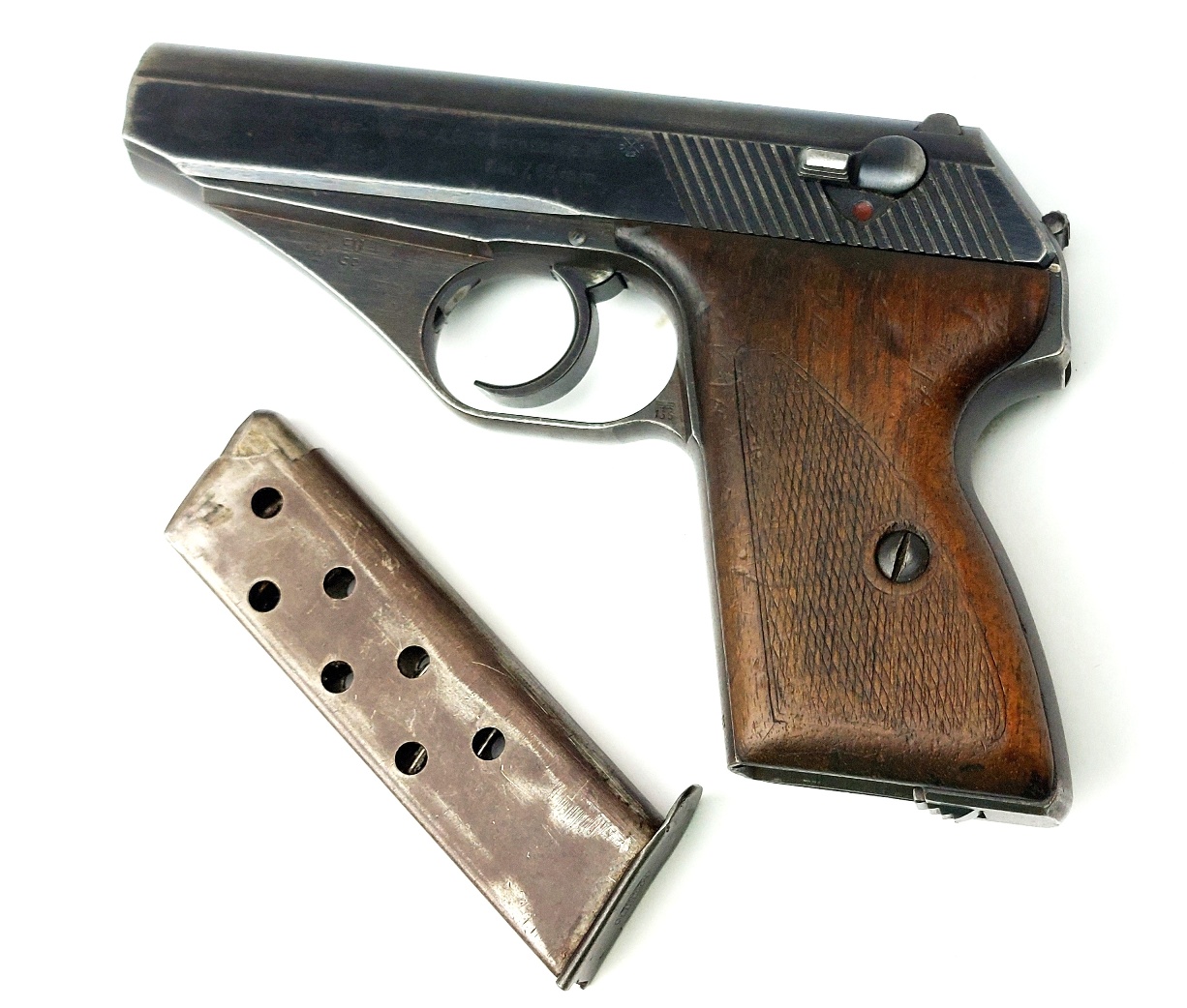 German, WW2, Mauser HSc Semi Automatic Pistol, 7.65mm, Serial No. 795135, WaA135, 1942, EU Deactivated - Image 16