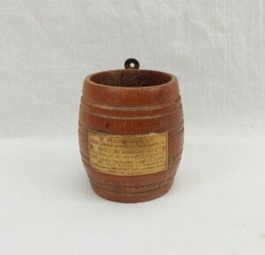 Barrel Made From The Teak Of HMS Ganges Built 1821