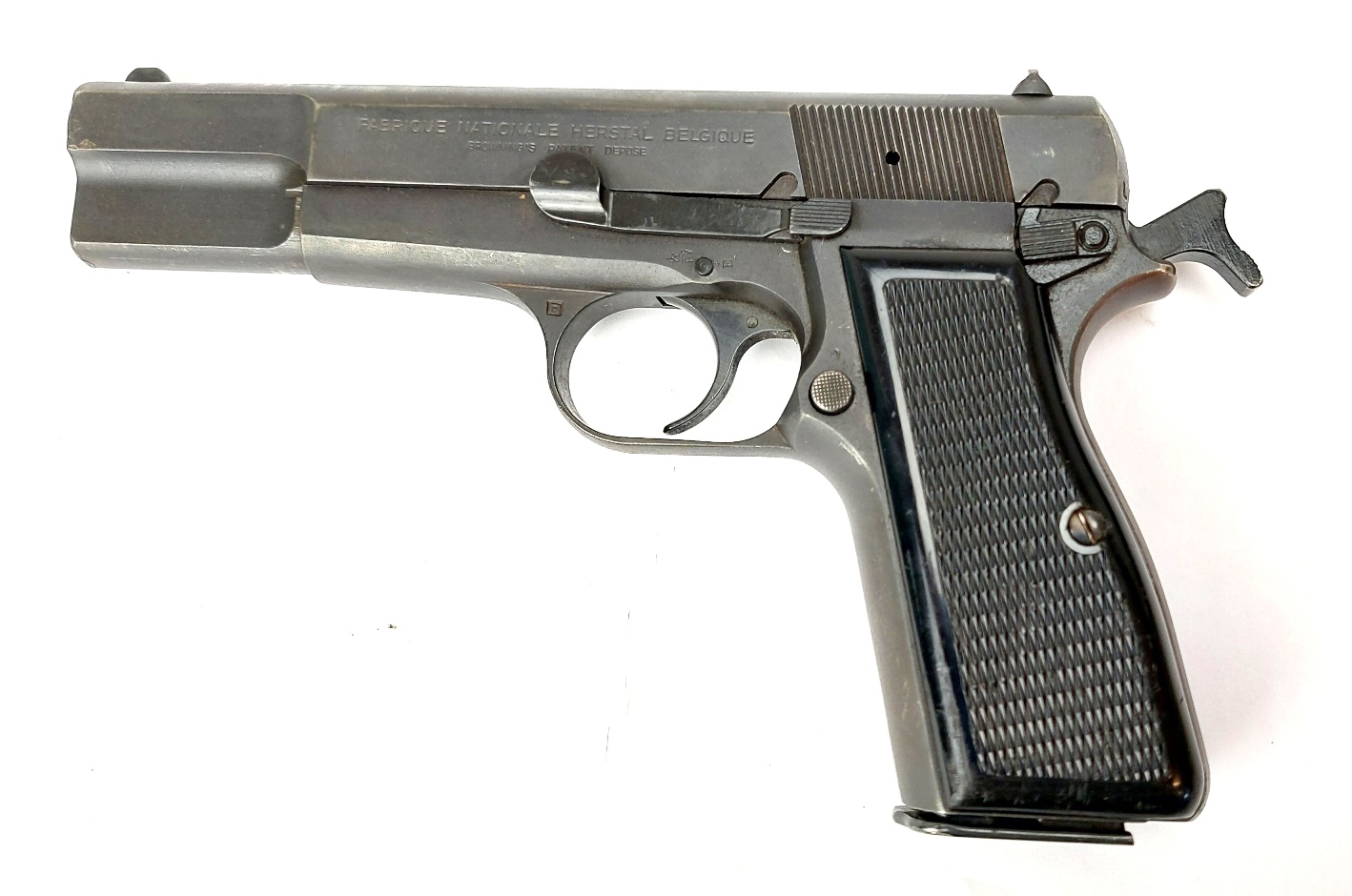 Belgian, c.1985, FN Browning Hi-Power Mk II 9×19mm Semi-Automatic Pistol, Matching Serial No. A3968, Original Magazine, 50 Inert 9×19mm Cartridges, Doskocil box, Cocks & Dry-Fires, EU/UK Deactivated - Image 6