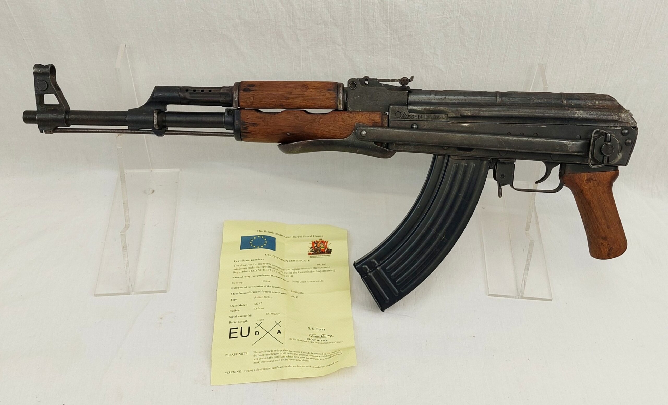 Chinese Type 56 Paratrooper Folding Stock EU Spec Deactivated Assault Rifle - Image 2