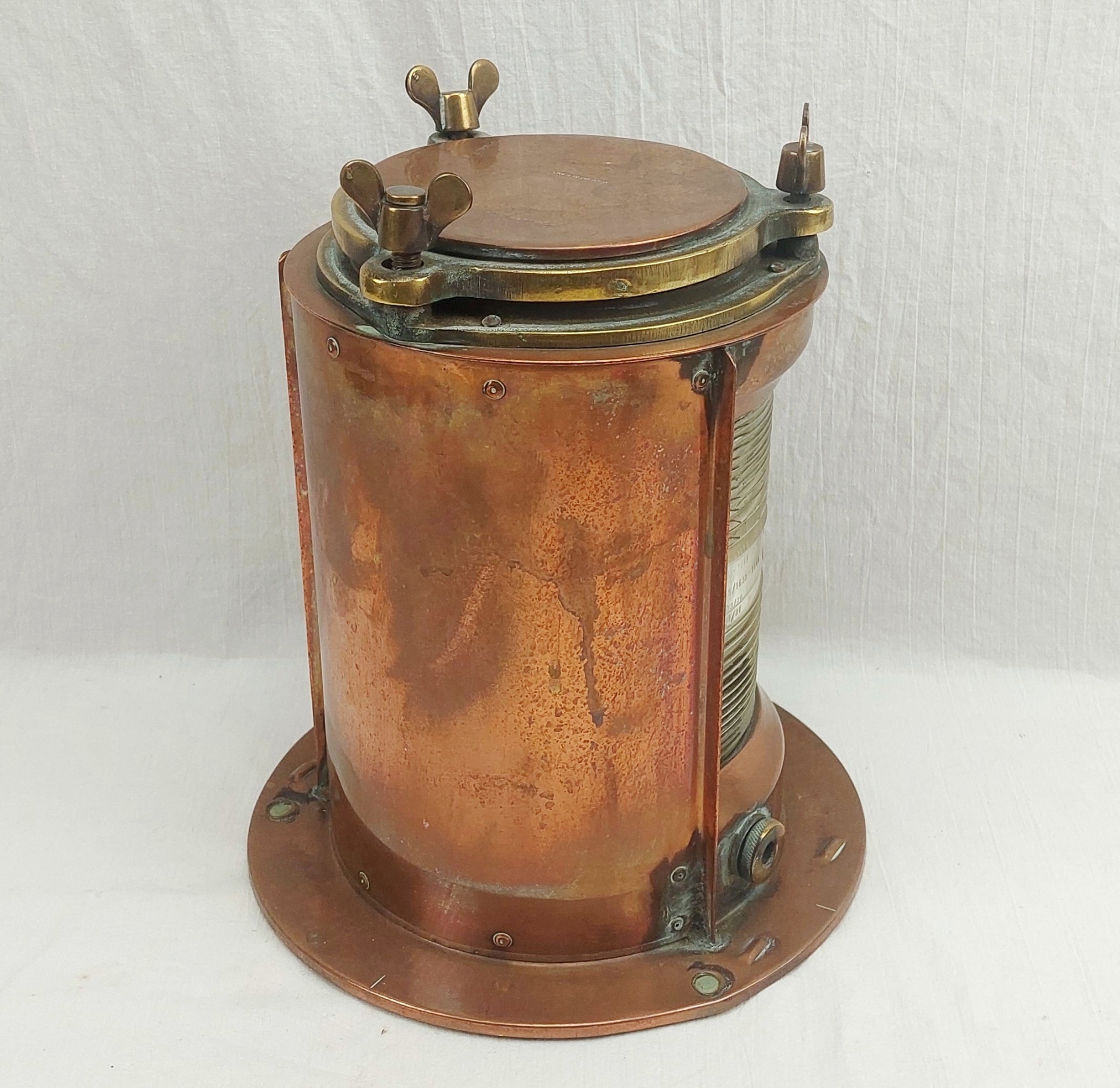 Copper English Ships Lantern By IMCO - Image 3