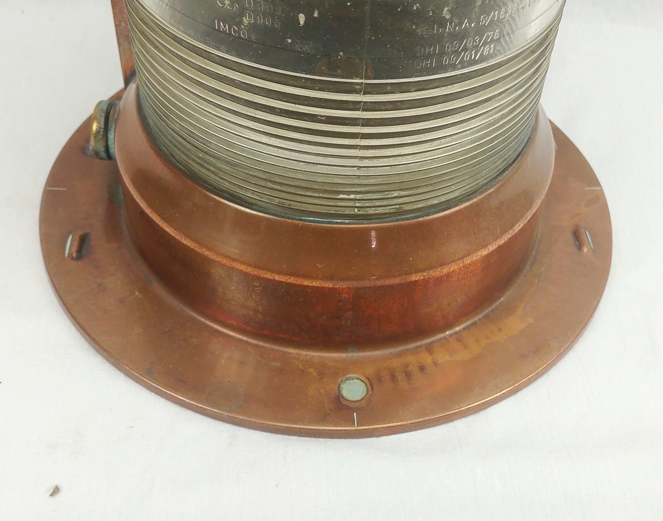 Copper English Ships Lantern By IMCO - Image 11