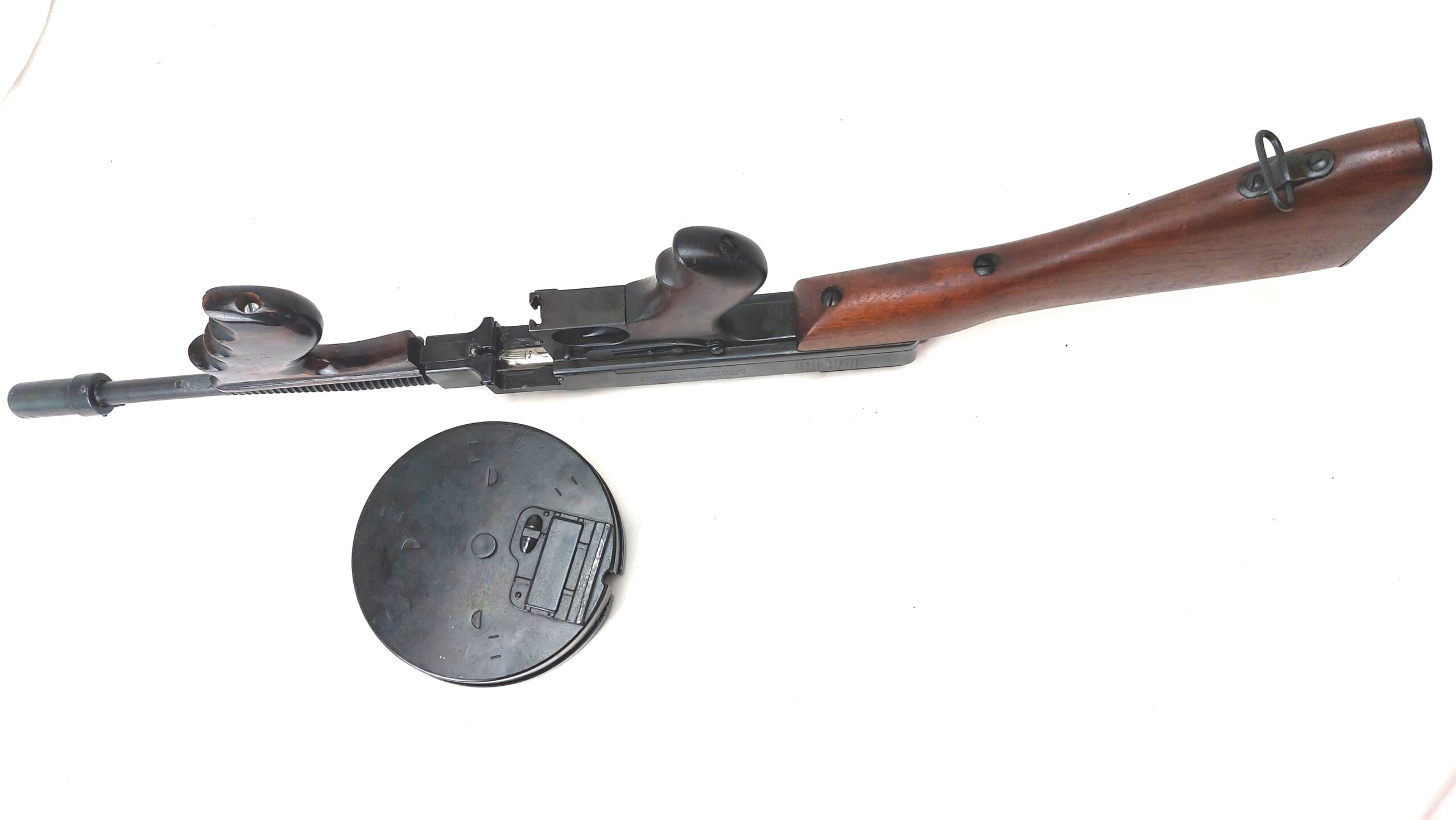 U.S., WW2-c.1941, Auto-Ordnance Model 1928A1 Thompson Submachine Gun, Serial No. A.O.43457, Lyman Sight, Finned Barrel & Cutts Compensator, 50-Round Drum, 20- and 30-Round Magazines & Spare Horizontal Foregrip, Pre-EU UK Deactivated - Image 28