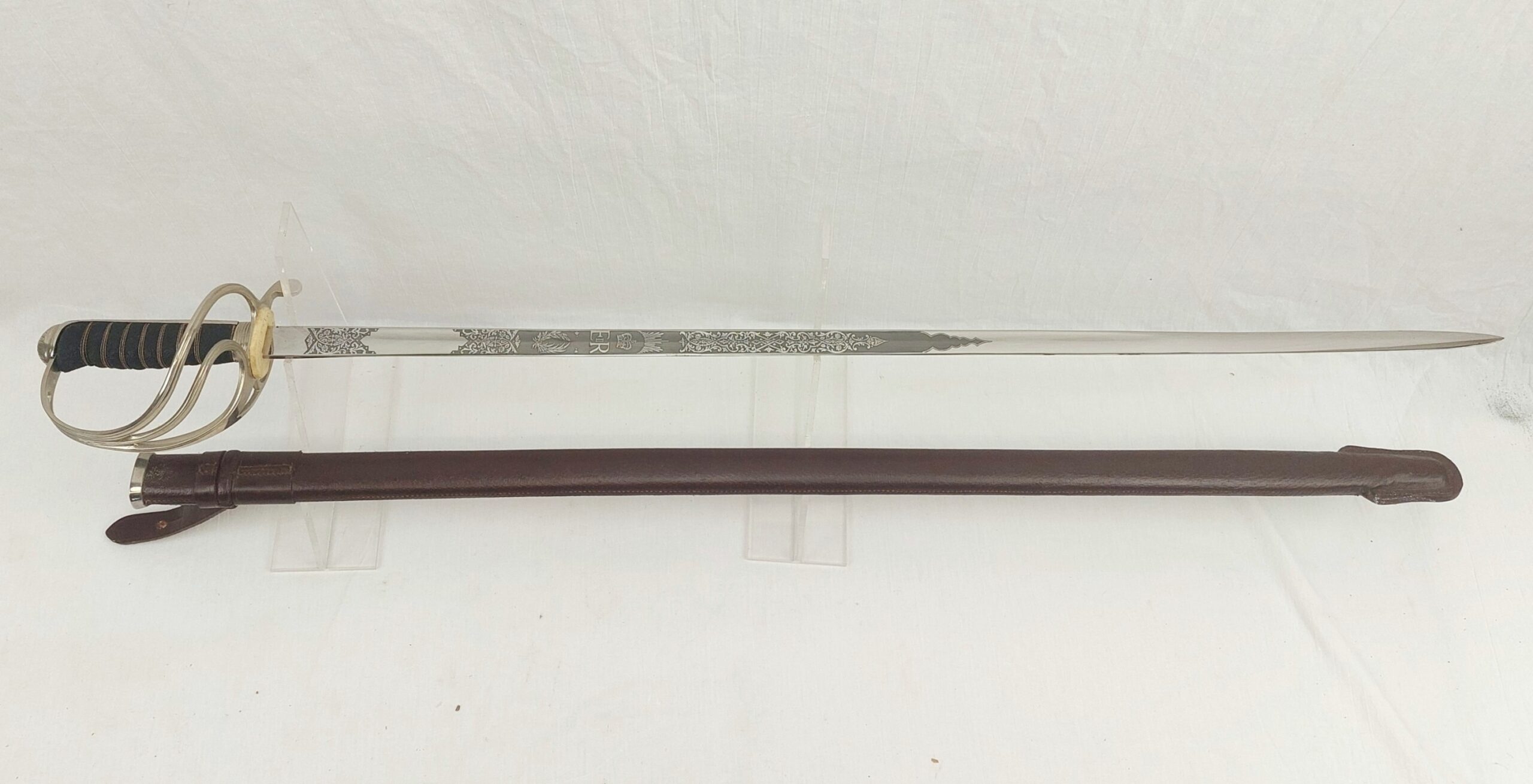 Elizabeth II Royal Corps Of Transport Officers Dress Sword And Scabbard