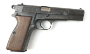 Belgium, c. Late 1940s, FN Browning Hi-Power (P35) Semi-Automatic Pistol, 9mm, Serial No. 1223, Early Commercial Production, EU Spec Deactivated