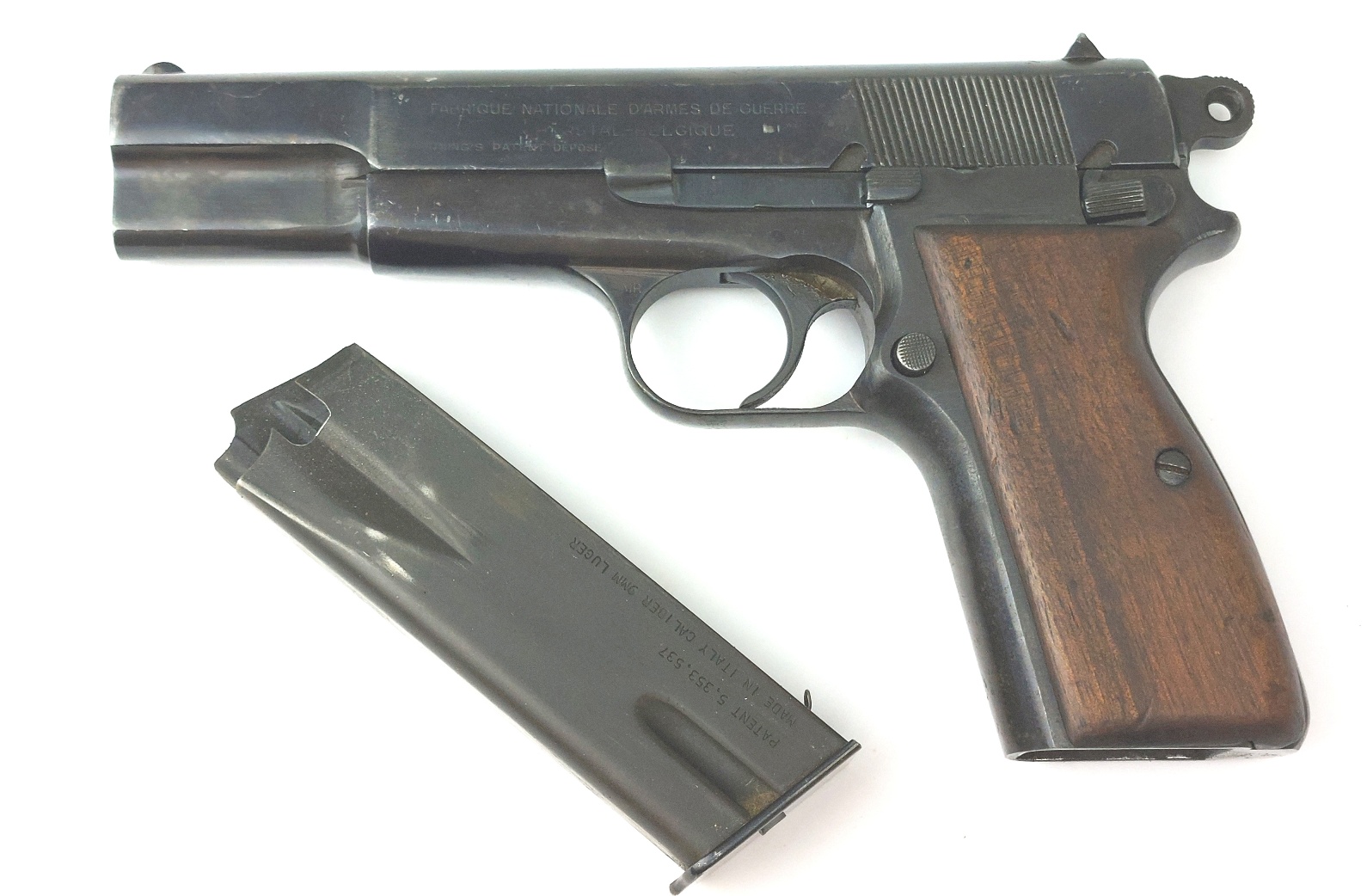 Belgium, c. Late 1940s, FN Browning Hi-Power (P35) Semi-Automatic Pistol, 9mm, Serial No. 1223, Early Commercial Production, EU Spec Deactivated - Image 11