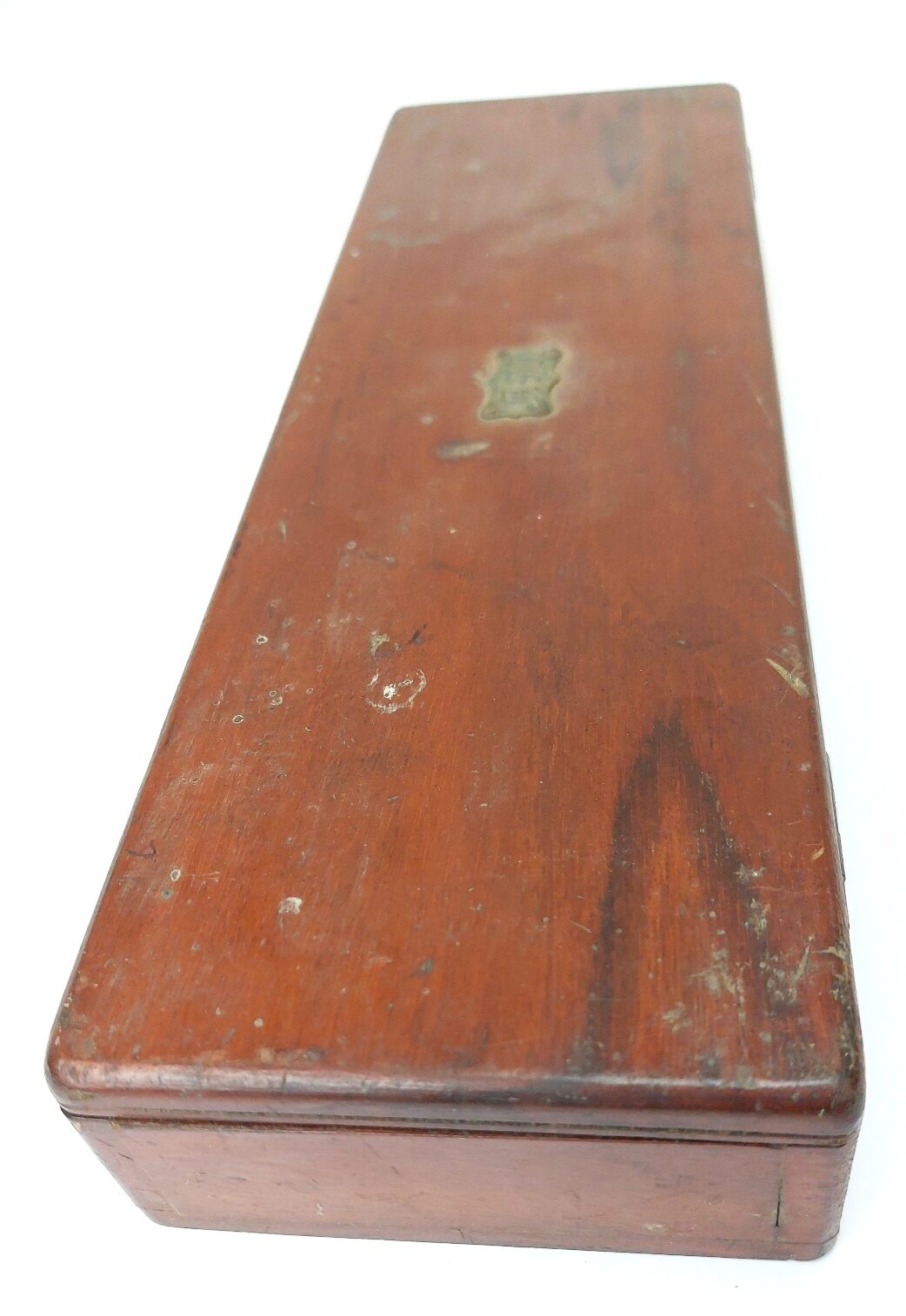British, Late 19th / Early 20th Century, Admiralty-Style Celluloid Rolling Parallel Rule / Maritime Chart Plotter by G. Lee & Son, Portsmouth, in Hardwood Case - Image 10