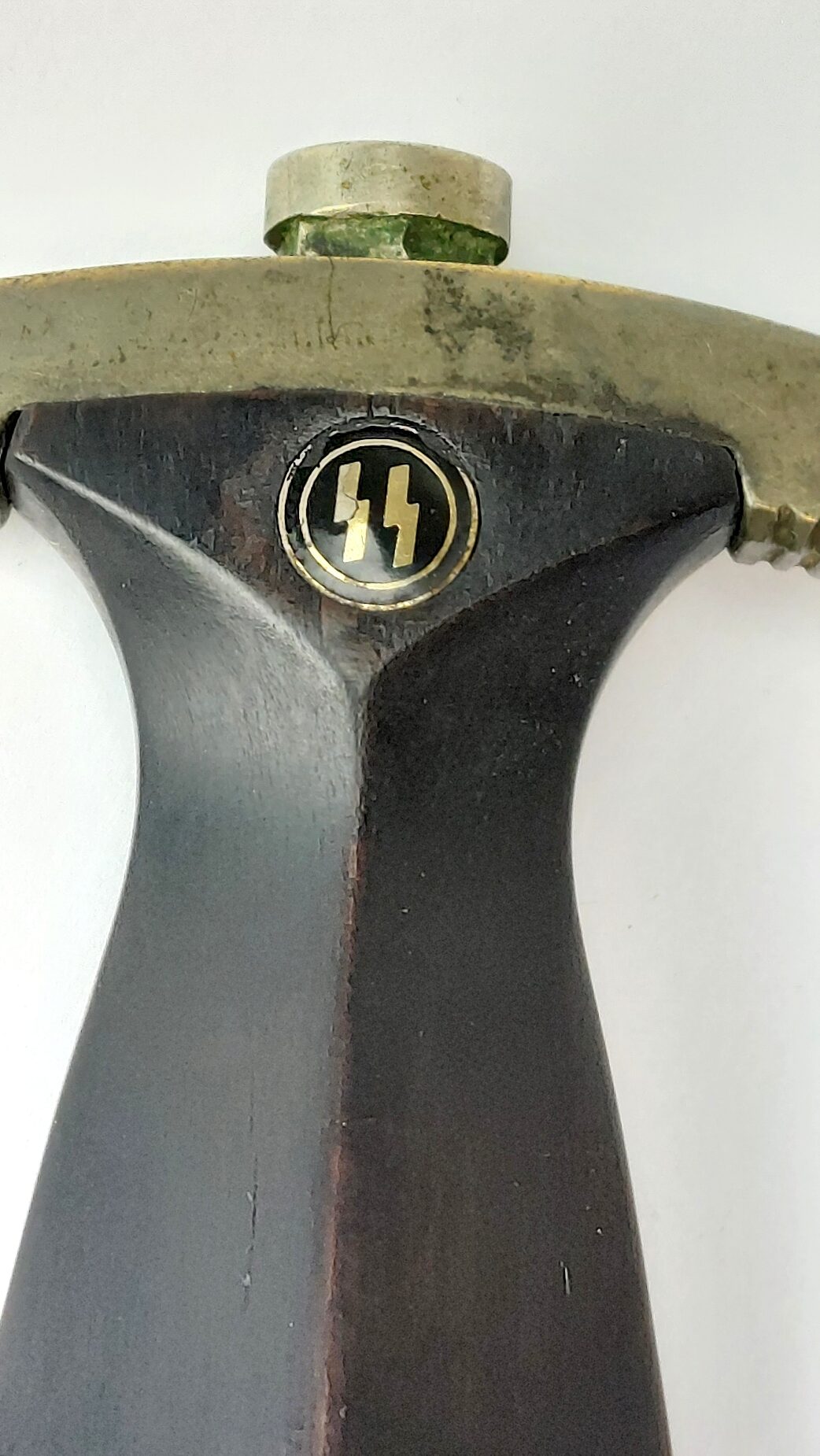 German, WW2-1939, Third Reich SS Model 1933 Dienstdolch (Service Dagger), Robert Klaas, Solingen (RZM M7/37 & SS Contract RZM 1051/39), with Original Scabbard - Image 7