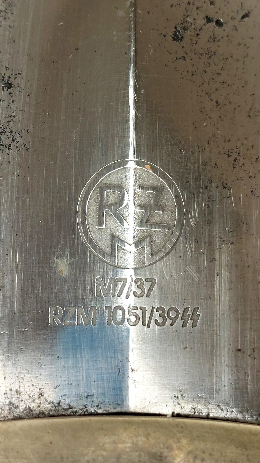 German, WW2-1939, Third Reich SS Model 1933 Dienstdolch (Service Dagger), Robert Klaas, Solingen (RZM M7/37 & SS Contract RZM 1051/39), with Original Scabbard - Image 9