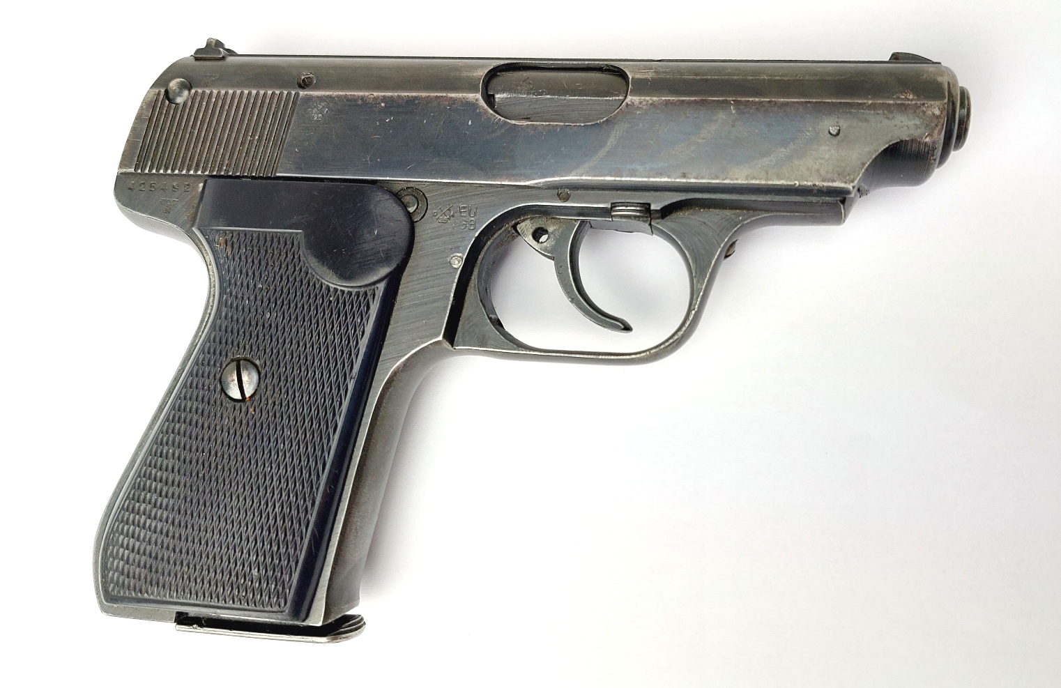 German, WW2-c.1944, J.P. Sauer & Sohn Model 38H Semi-Automatic Pistol, 7.65mm, WaA37, Serial No. 425492, EU Deactivated