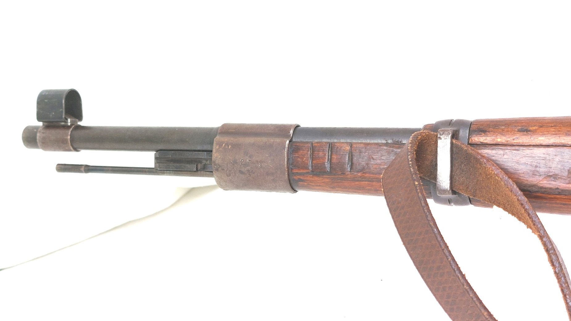 German, WWII-1944, Mauser Karabiner 98k (Mod.98) Bolt-Action Service Rifle, Waffenwerke Brünn "dot", Serial No. 37127, Old Spec UK Deactivated - Image 12