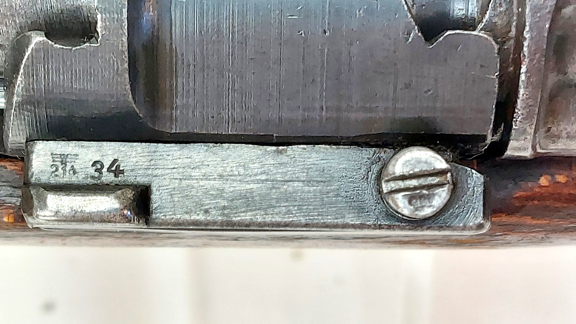German, WWII-1944, Mauser Karabiner 98k (Mod.98) Bolt-Action Service Rifle, Waffenwerke Brünn "dot", Serial No. 37127, Old Spec UK Deactivated - Image 19