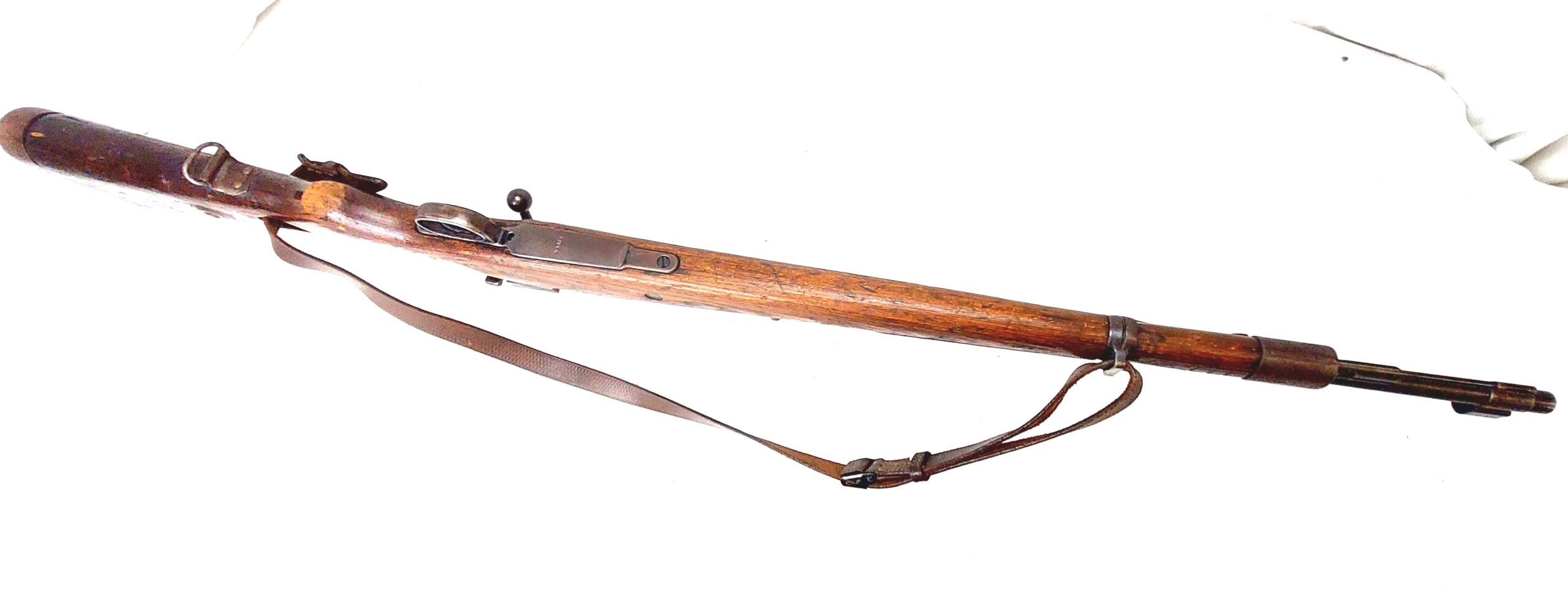 German, WWII-1944, Mauser Karabiner 98k (Mod.98) Bolt-Action Service Rifle, Waffenwerke Brünn "dot", Serial No. 37127, Old Spec UK Deactivated - Image 31
