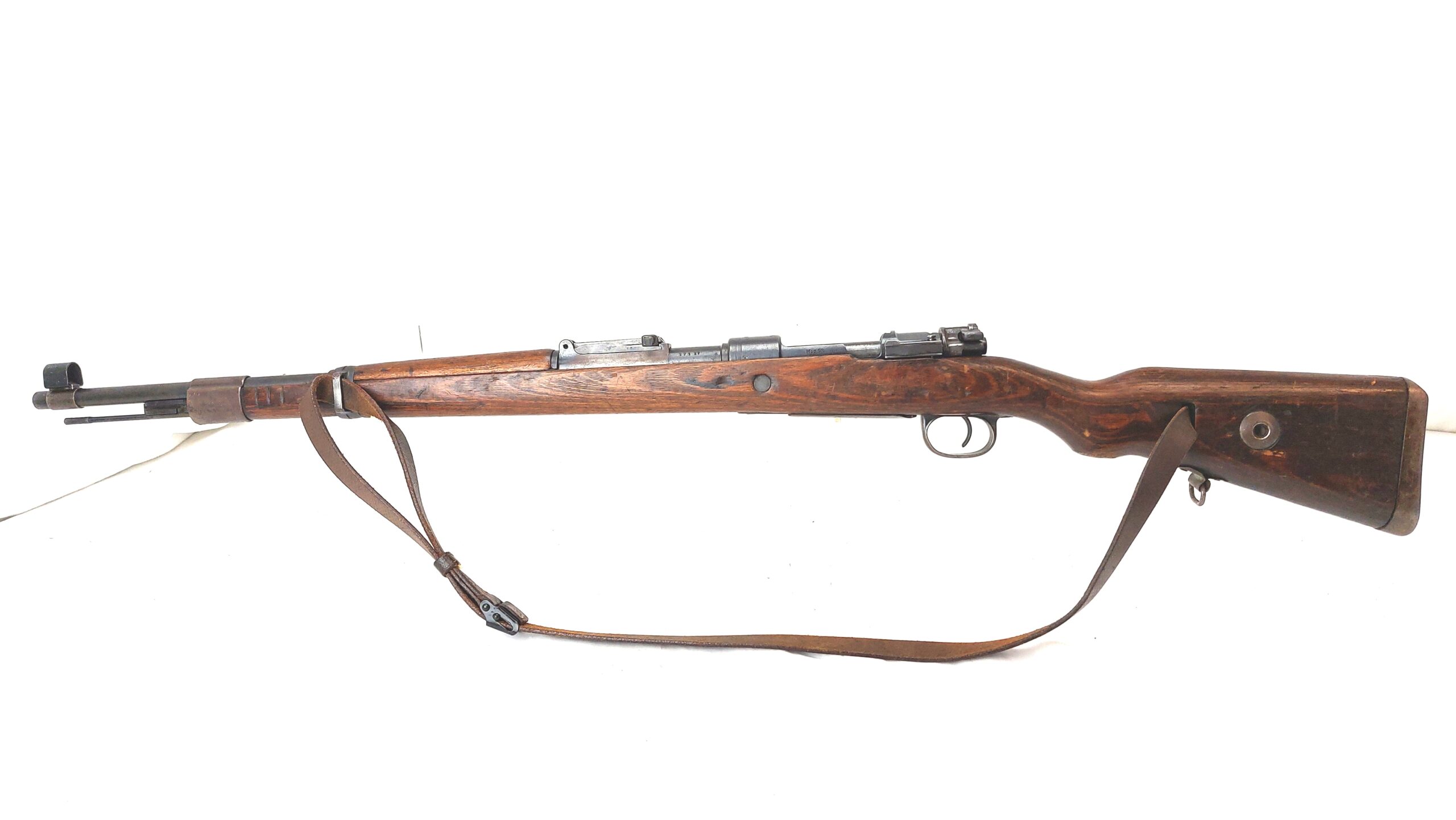 German, WWII-1944, Mauser Karabiner 98k (Mod.98) Bolt-Action Service Rifle, Waffenwerke Brünn "dot", Serial No. 37127, Old Spec UK Deactivated - Image 8