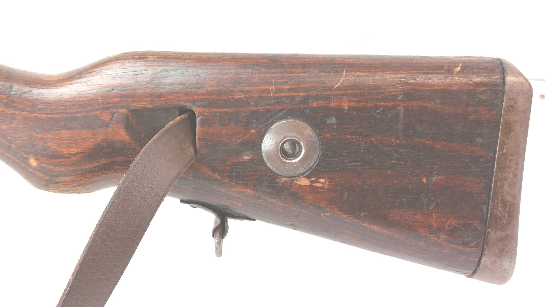 German, WWII-1944, Mauser Karabiner 98k (Mod.98) Bolt-Action Service Rifle, Waffenwerke Brünn "dot", Serial No. 37127, Old Spec UK Deactivated - Image 9