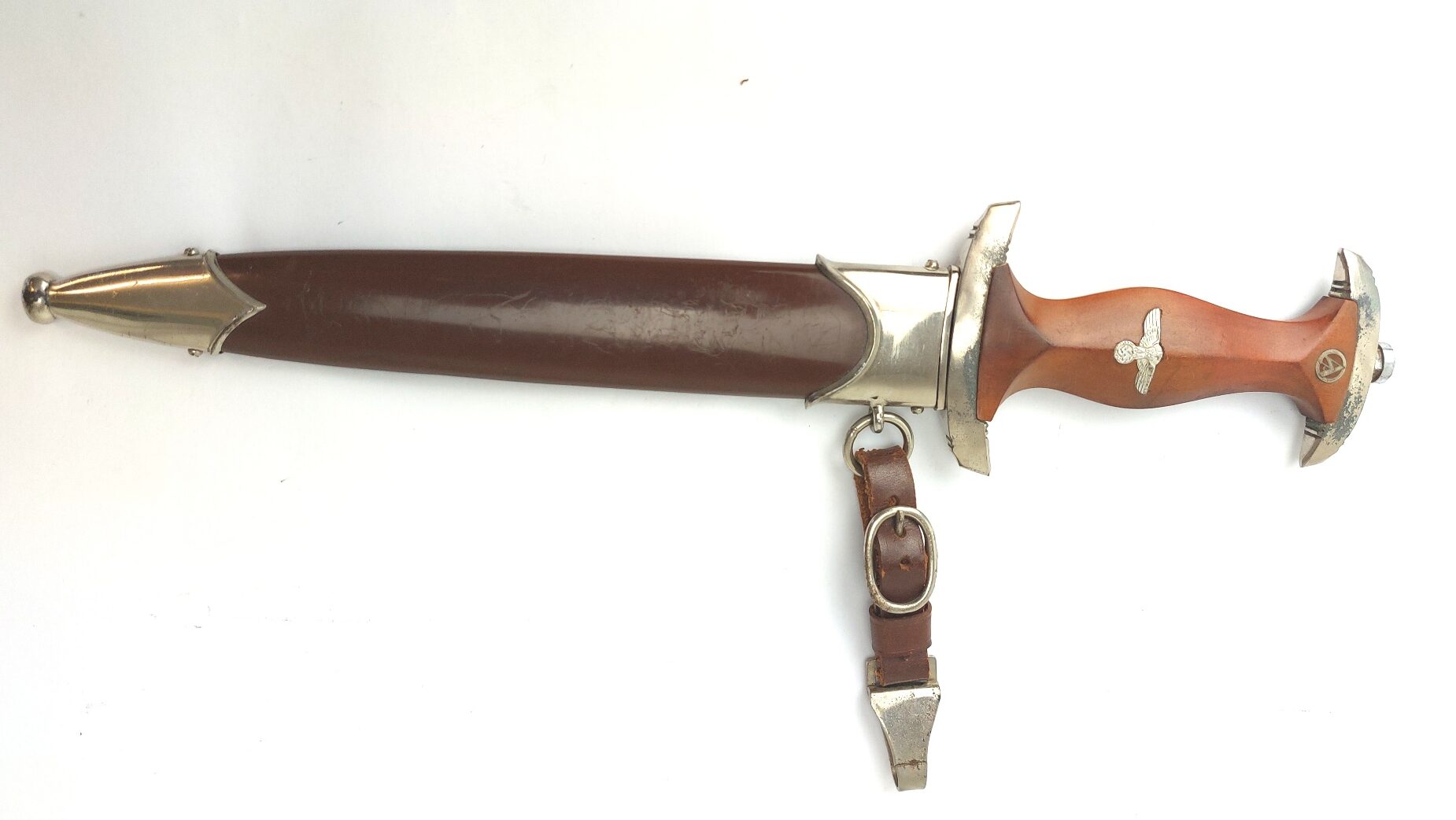 German, WW2, Third Reich SA (Sturmabteilung) Honour Dagger, RZM M7/13 by Arthur Schüttelhöfer & Co., with Original Scabbard and RZM Hanger - Image 25