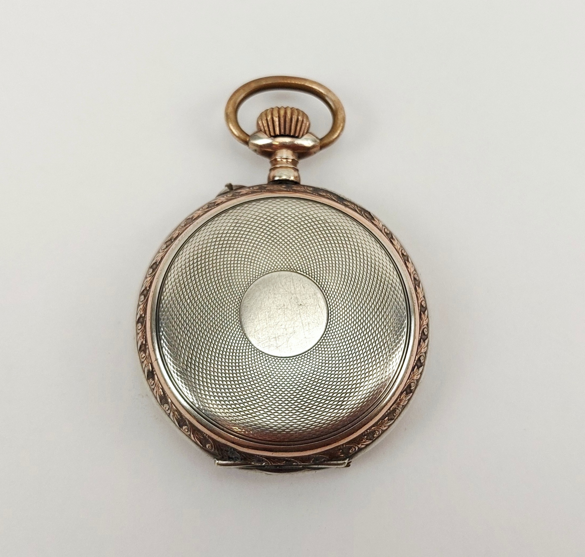 Circa 1900 French .800 Silver Pin Set Pocket Watch - Image 7