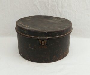 Circa WW1 Royal Navy Helmet Tin