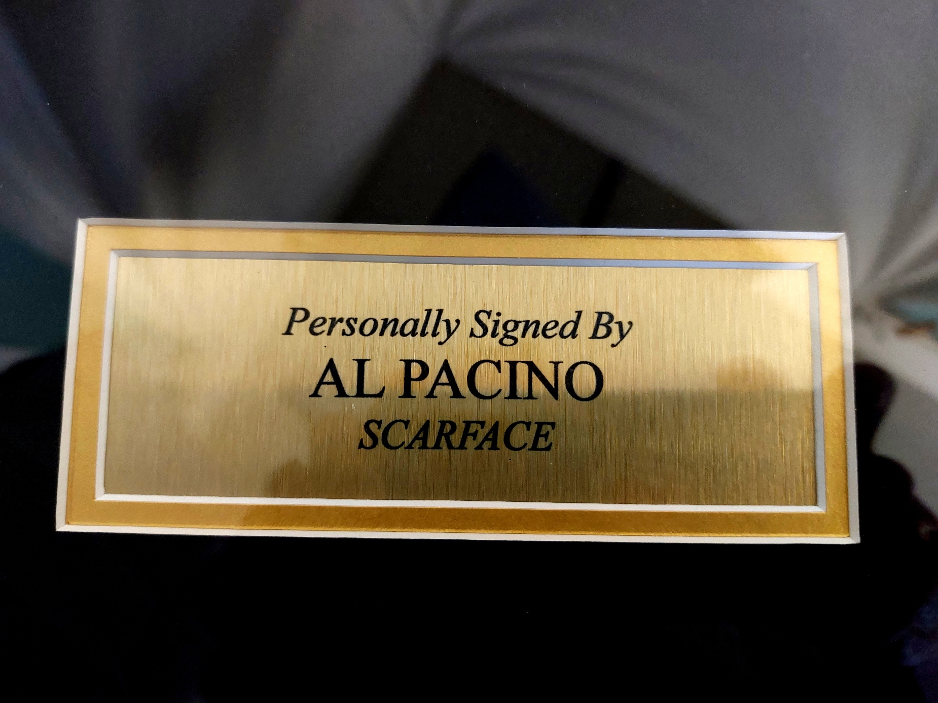 Al Pacino / Scarface Signed Framed Display, c.1980s–2000s - Image 2