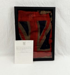 Union Jack From The Battlecruiser HMS Tiger (1913) Flown At Jutland With Provenance