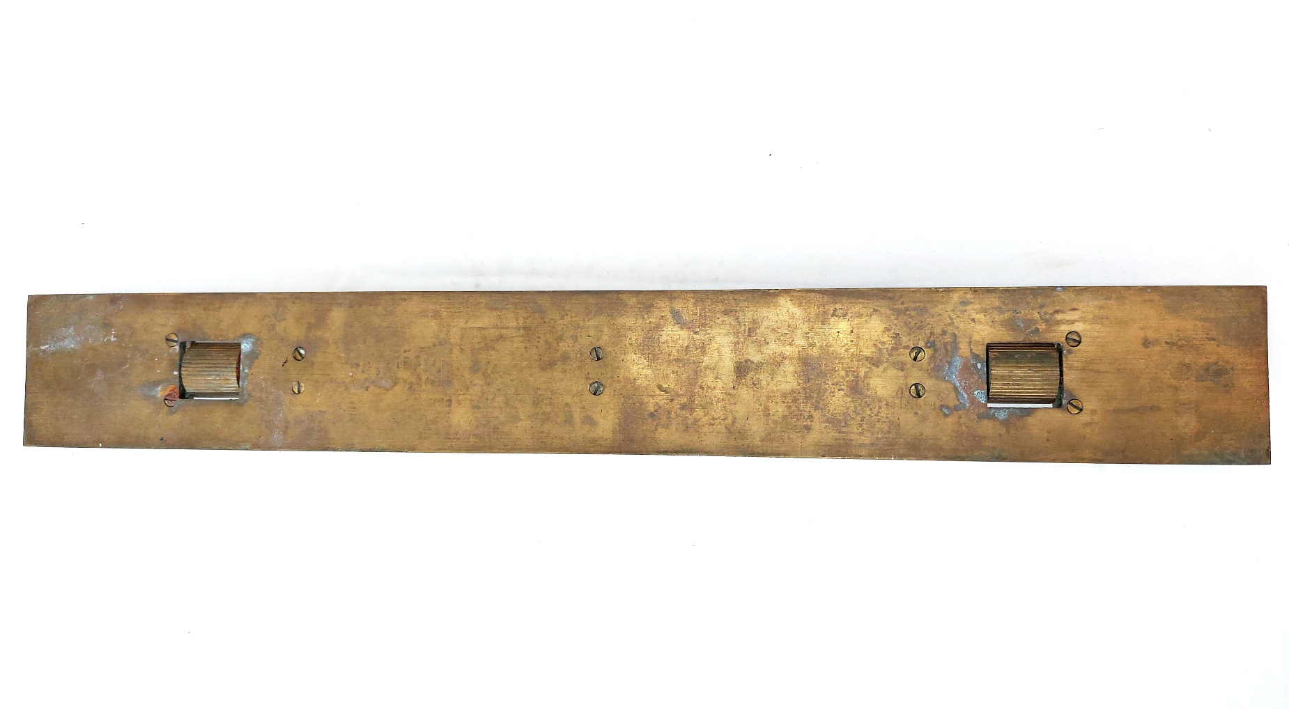 British / European, Late Victorian–Early 20th Century, Brass Parallel Rule / Draughtsman’s Straightedge, in Wooden Case - Image 3
