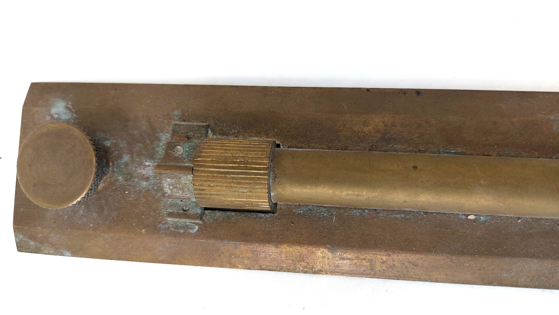 British / European, Late Victorian–Early 20th Century, Brass Parallel Rule / Draughtsman’s Straightedge, in Wooden Case - Image 6
