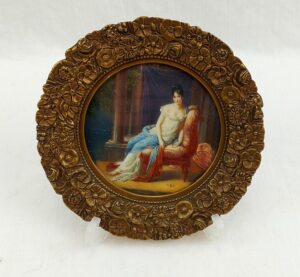 Victorian Watercolour Of A Classical Roman Lady