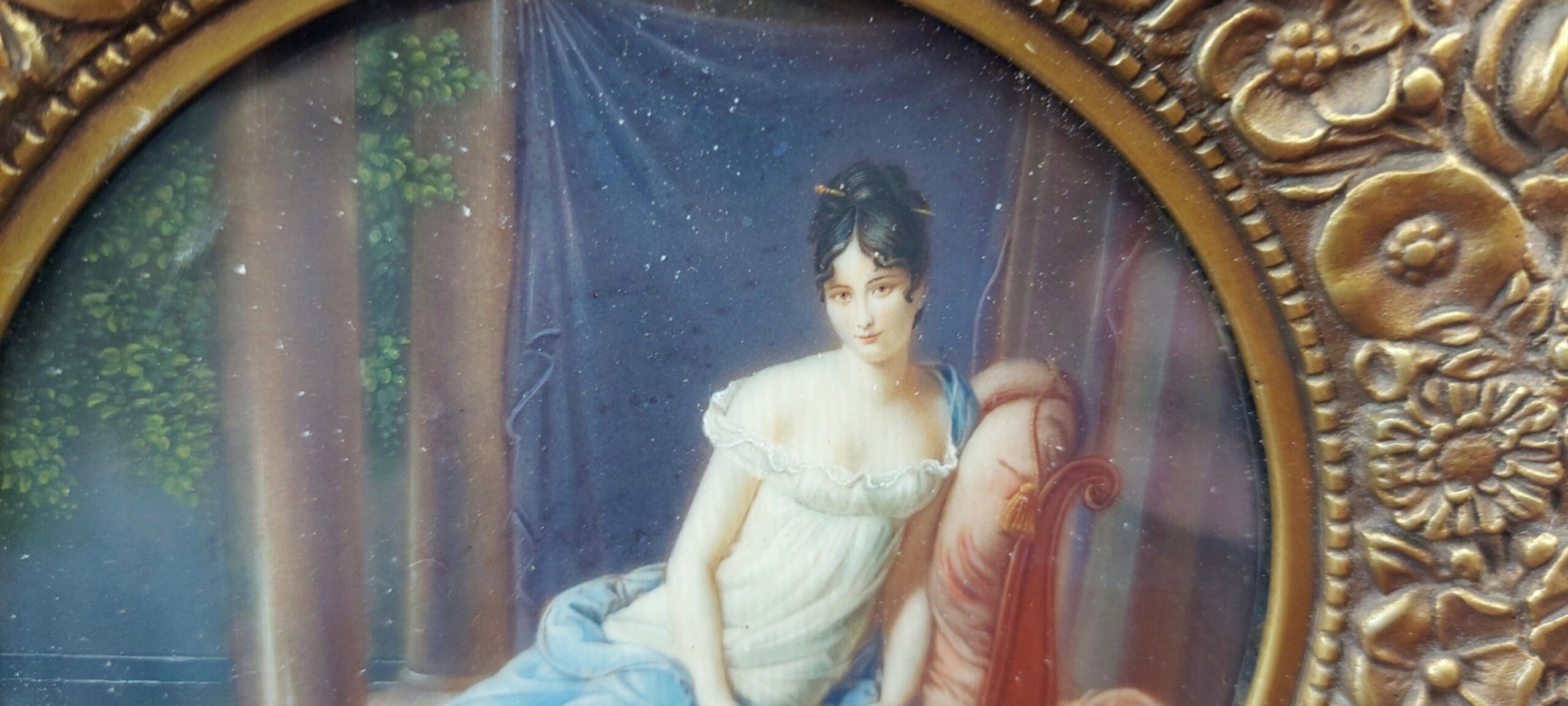 Victorian Watercolour Of A Classical Roman Lady - Image 3