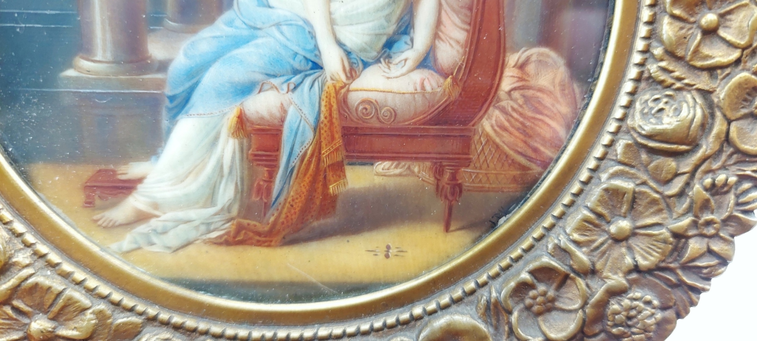 Victorian Watercolour Of A Classical Roman Lady - Image 5