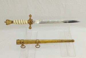 WW2 German Kriegsmarine Dagger And Scabbard By Weyersberg, Kirschbaum And Co