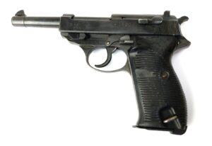 German, WW2 – June 1943, Mauser P38 Semi-Automatic Pistol, byf/43, Matching Serial No. 2637f, WaA135, EU/UK Deactivated -18