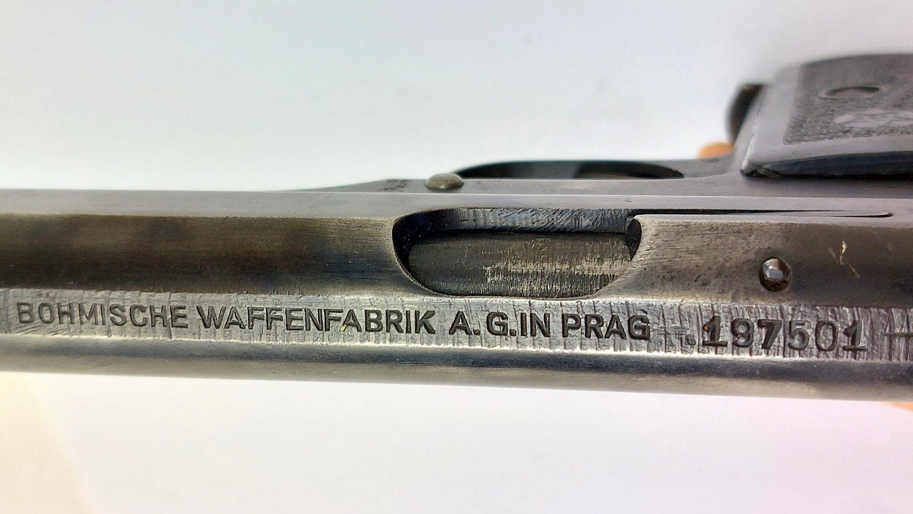 German, WW2 - c.1943, Böhmische Waffenfabrik CZ Model 27 Semi-Automatic Pistol, Serial No. 197501, WaA76, EU/UK Deactivated - Image 7