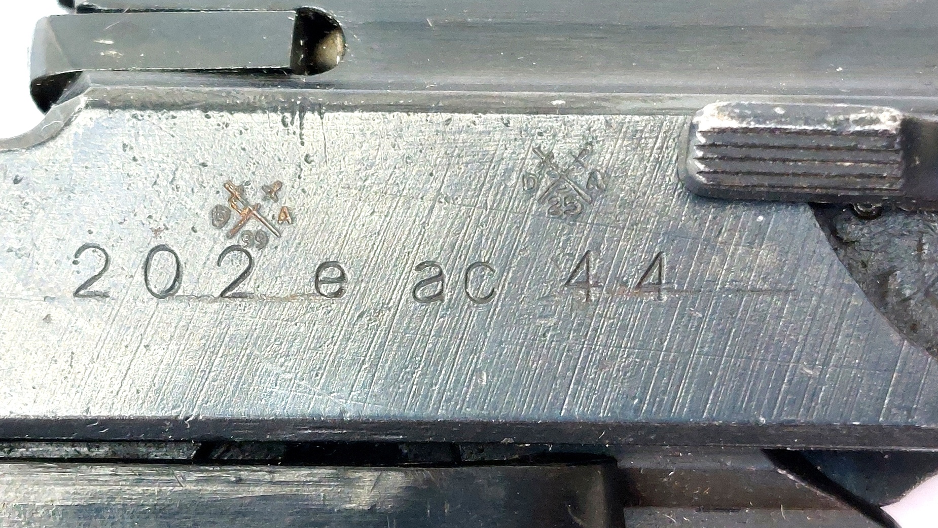 German, WW2-c.May 1944, Walther P38 Semi-Automatic Pistol, AC44, Matching Nos 202e, WaA359, EU/UK Deactivated - Image 6