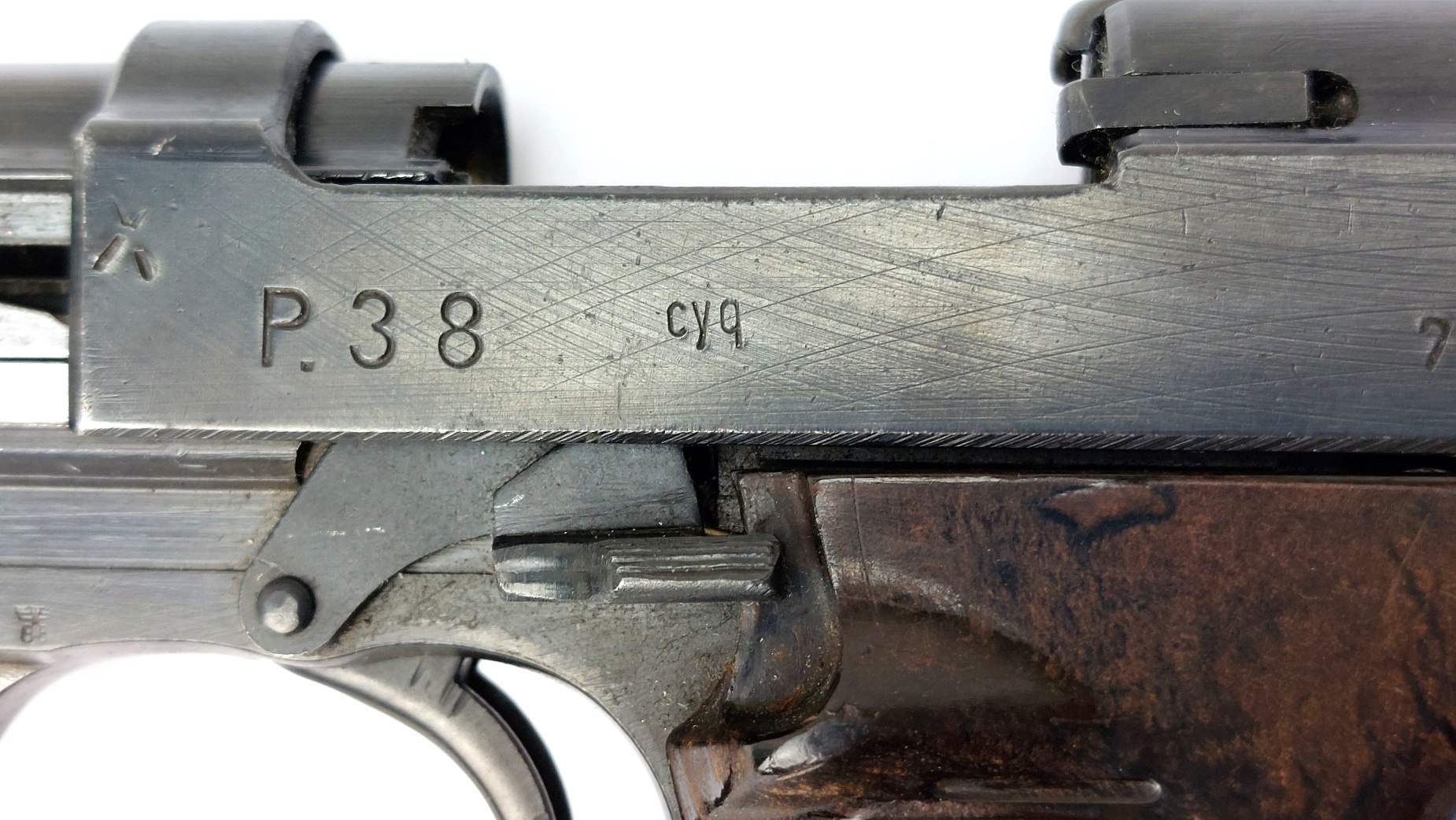 German, WW2- Feb 1944, Walther P38 Semi Automatic Pistol, cyq-Spreewerk, Matching Nos 7068 l, WaA88, Possible Soviet Capture, Old Spec UK Deactivation - Image 17