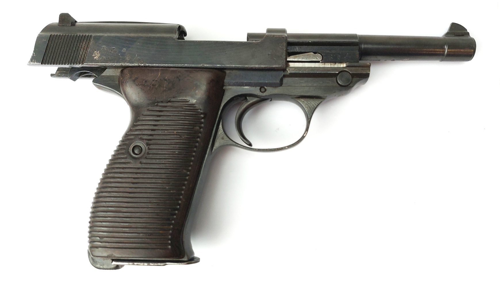 German, WW2- Feb 1944, Walther P38 Semi Automatic Pistol, cyq-Spreewerk, Matching Nos 7068 l, WaA88, Possible Soviet Capture, Old Spec UK Deactivation - Image 4