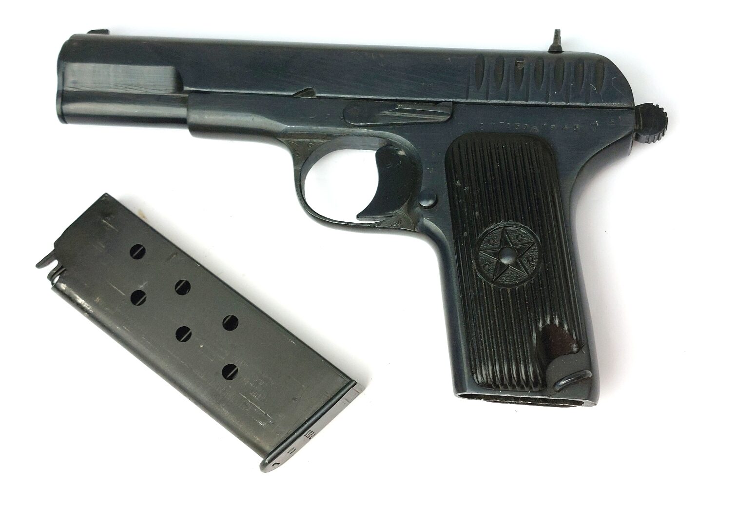 Russian / Soviet, WW2-Dated 1943, Tokarev TT-33 Semi-Automatic Pistol, 7.62×25mm, Matching Nos СП7230, Izhevsk Arsenal, Old Spec Deactivated - Image 22