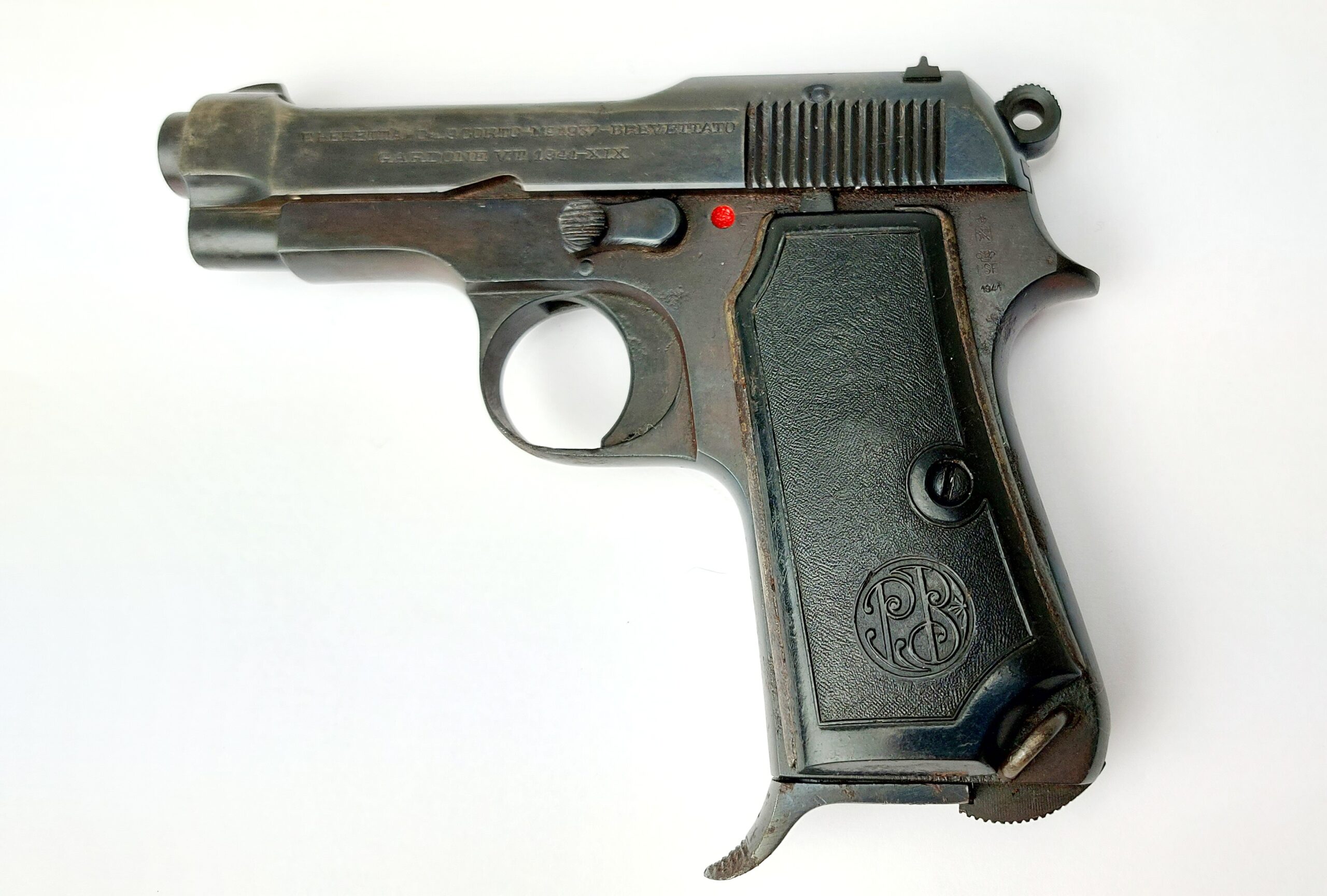 Italian, WW2, Beretta Model 1934 Semi-Automatic Pistol, Calibre 9 Corto (.380 ACP), Serial No. 867899, Dated 1941-XIX, Matching Numbers, EU Deactivated