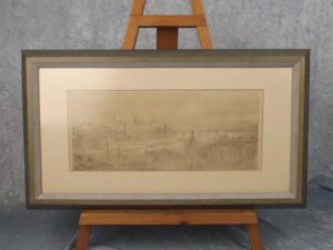William Lionel Wyllie RA (1851-1931) Etching Of London In The Smog